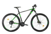 Bicicleta MTB Sprint Maverick Pro 29 2021 Negru Mat/Verde 480 mm