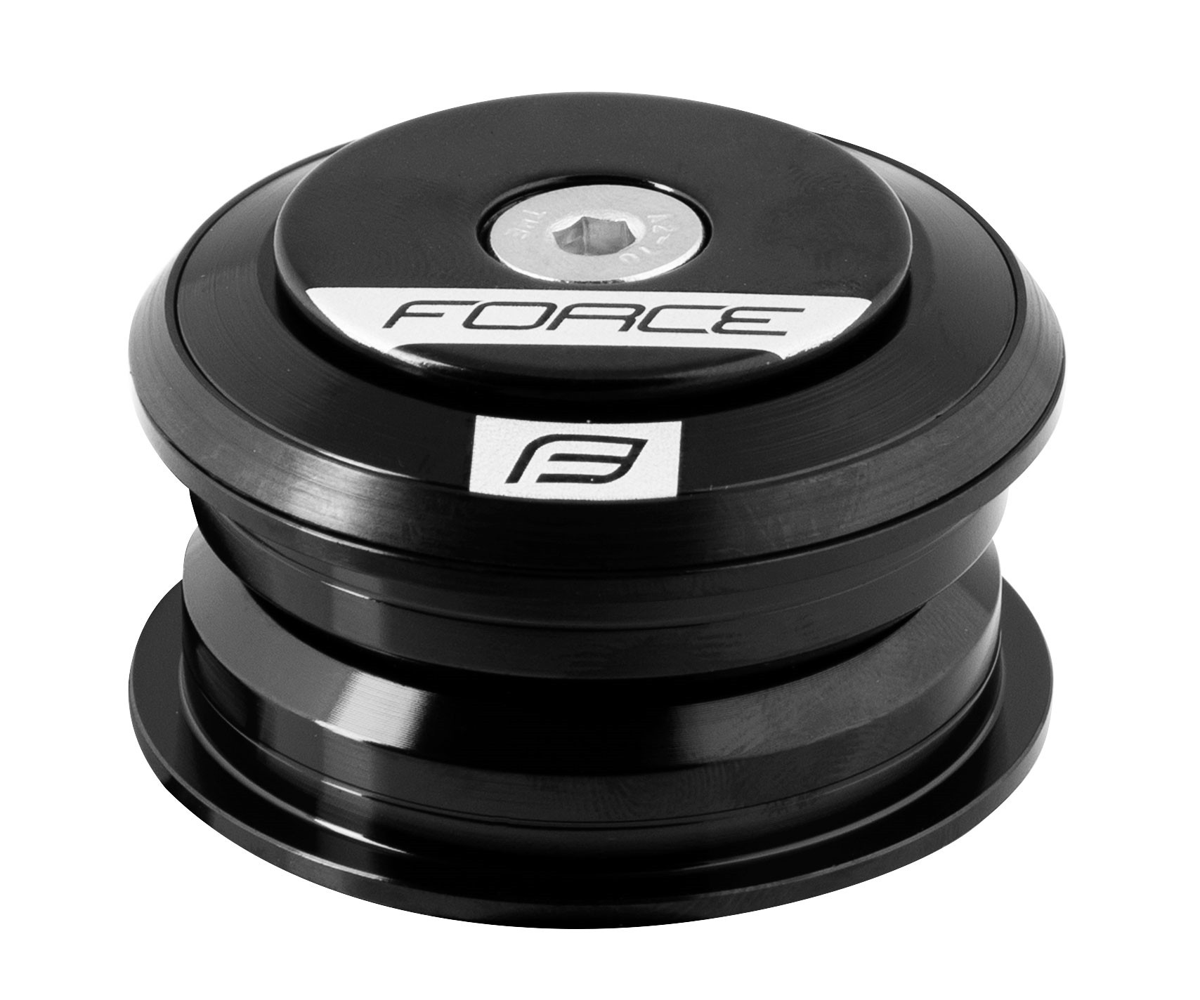 Bicycle Headset Parts Cuvetarie Force Ahead 1.1/8 Al neagra