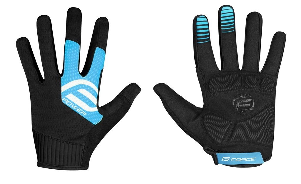 Force Manusi Force MTB Power, negru/albastru