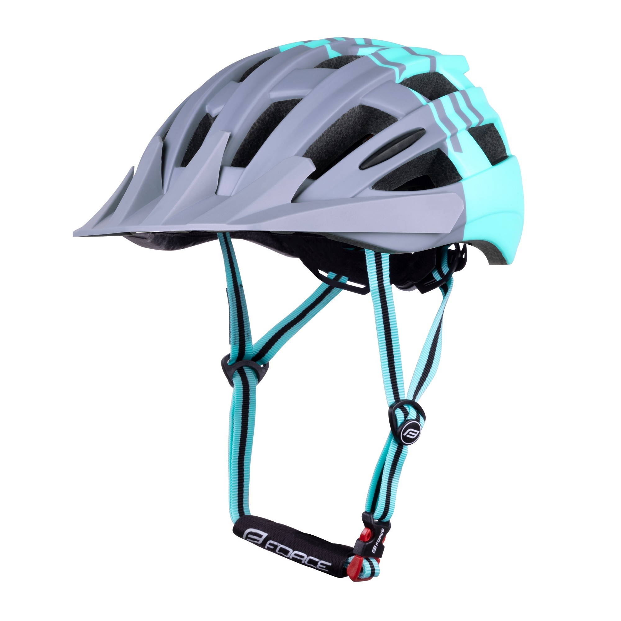 Force Casca Force Corella MTB gri/turcoaz L-XL (57-61 cm)