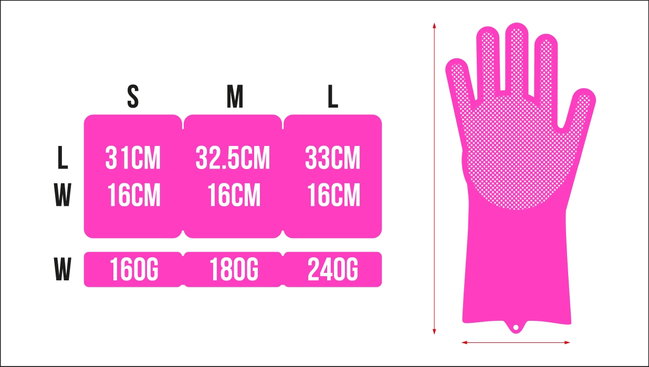 Muc-Off - Manusi de curatare - Deep Scrubber - roz