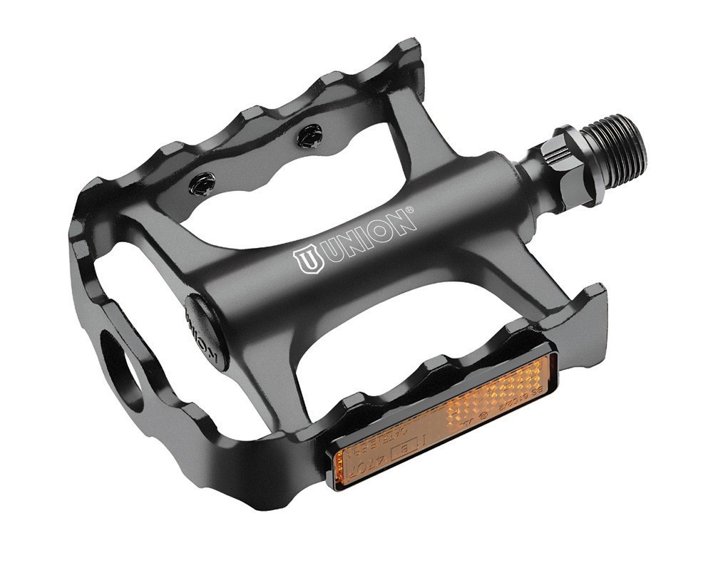 Bicycle Pedals Pedale Union SP-160 1-piece aluminiu negru filet 9/16