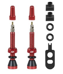 Set Valve Tubeless Force 2xFv 44mm Rosii