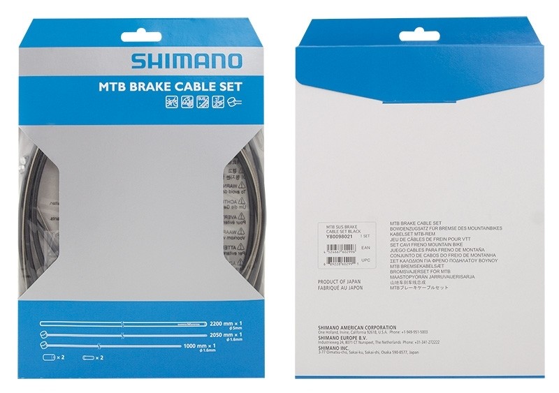 Shimano Set cabluri si camasi frana Shimano XTR MTB negru