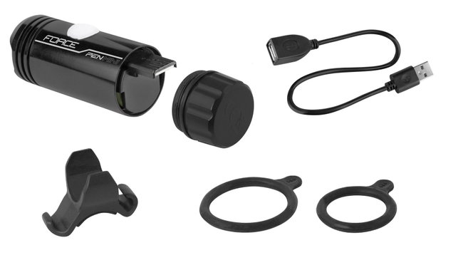 Far fata Force Pen Mini 150LM USB Mini Negru