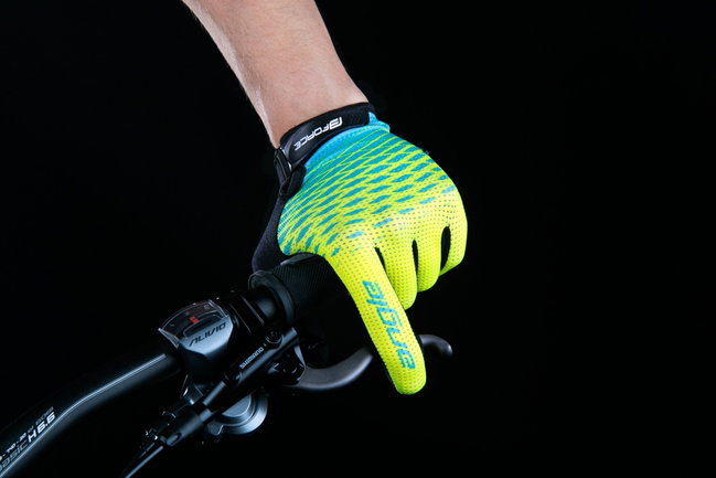 Manusi Force MTB Angle, fluo/albastru L
