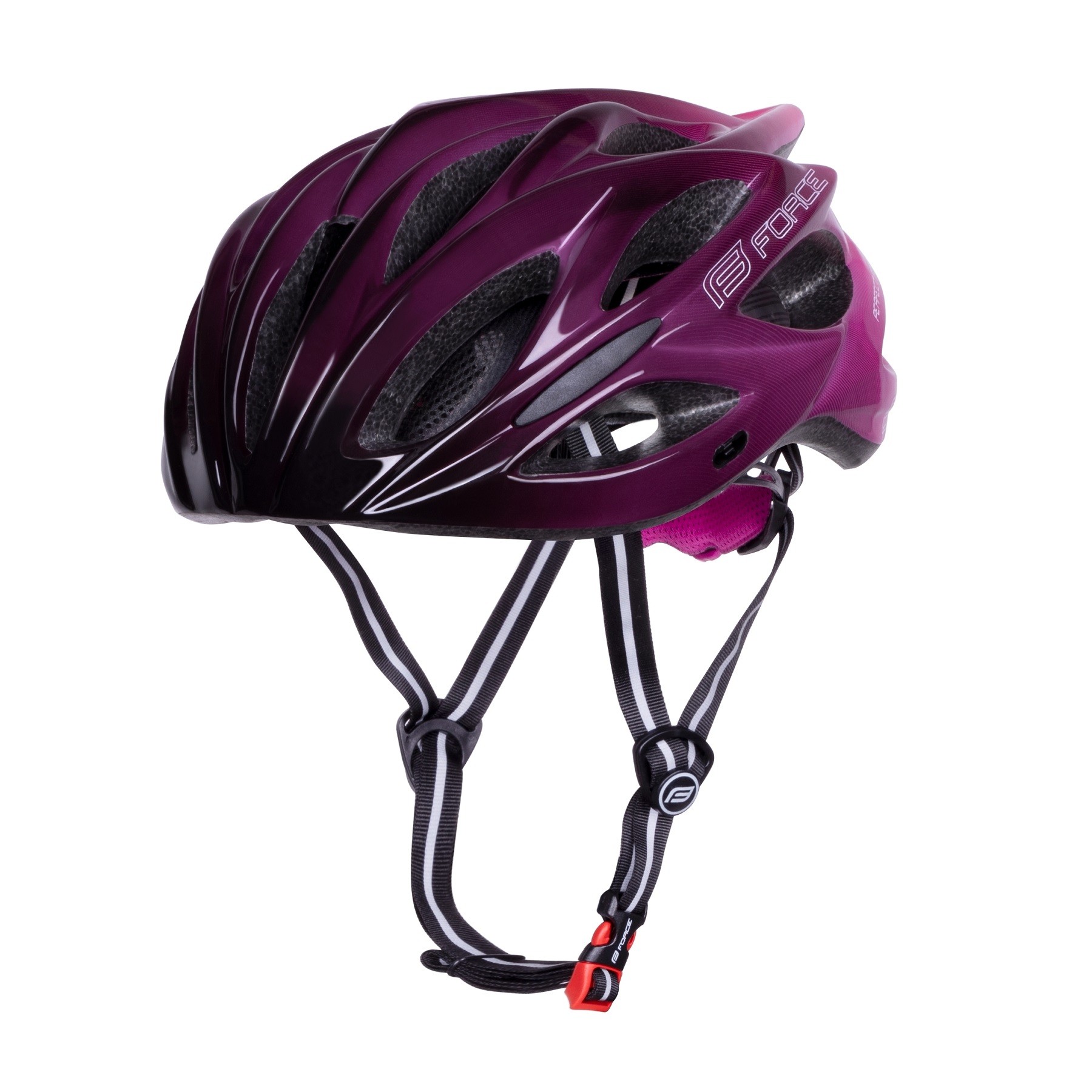 Force Casca Force Bull Hue negru/roz L-XL (58-61 cm)