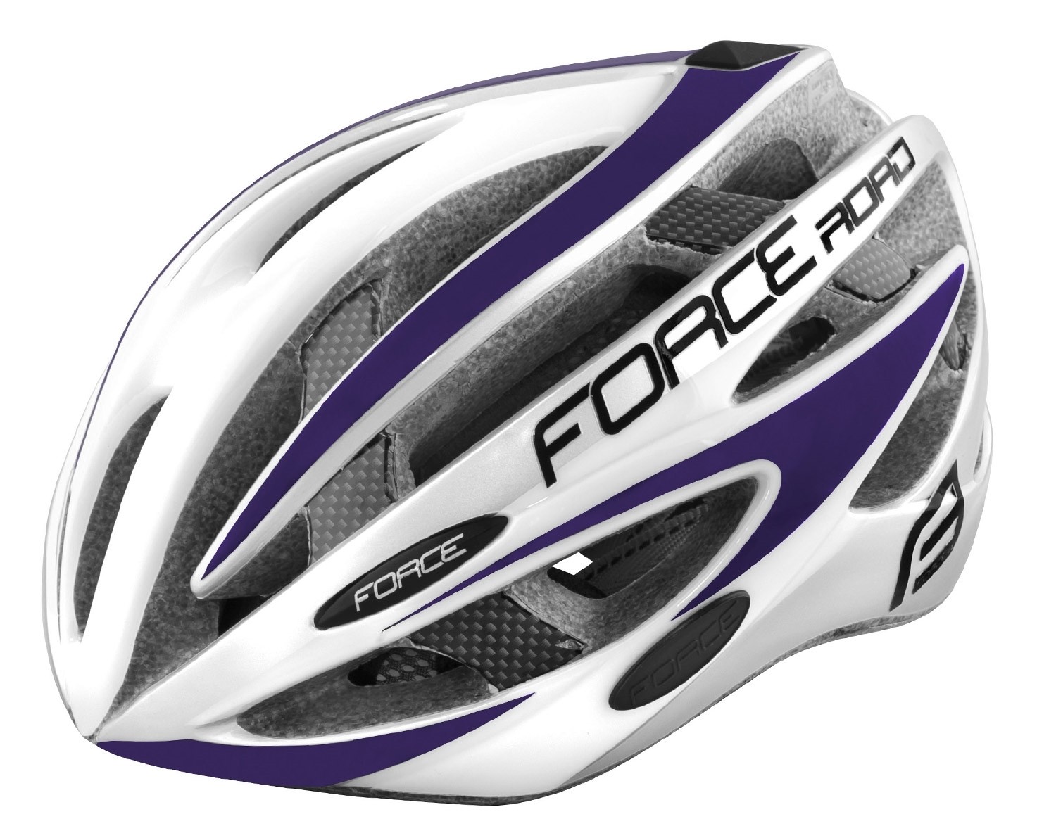 Force Casca Force Road, alb/violet S-M (54-58 cm)