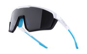 Ochelari Force Apex, lentila negru contrast, alb/gri