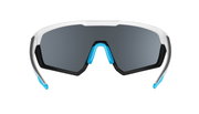 Ochelari Force Apex, lentila negru contrast, alb/gri