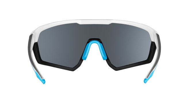 Ochelari Force Apex, lentila negru contrast, alb/gri