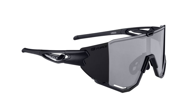Ochelari Force Creed, lentila neagra oglinda, negru