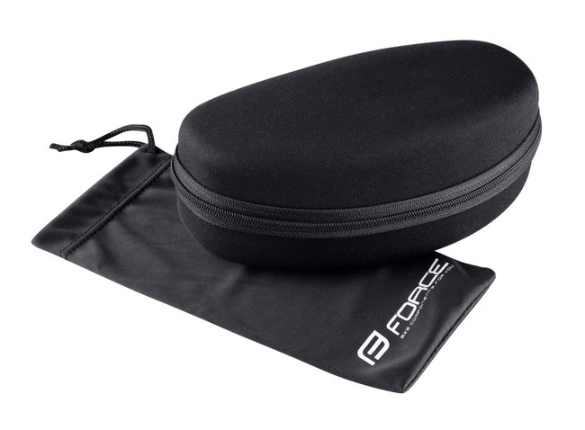 Ochelari Force Creed, lentila neagra oglinda, negru