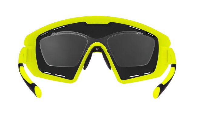 Ochelari Force Ombro Plus, lentila neagra, fluo mat
