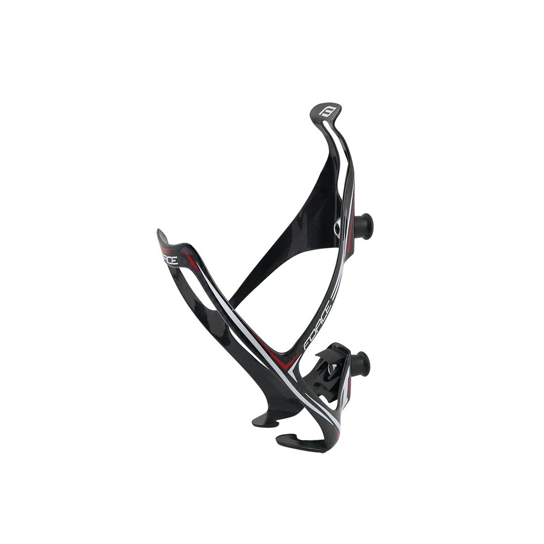Force Suport bidon Force Carbon 18 grame alb/negru