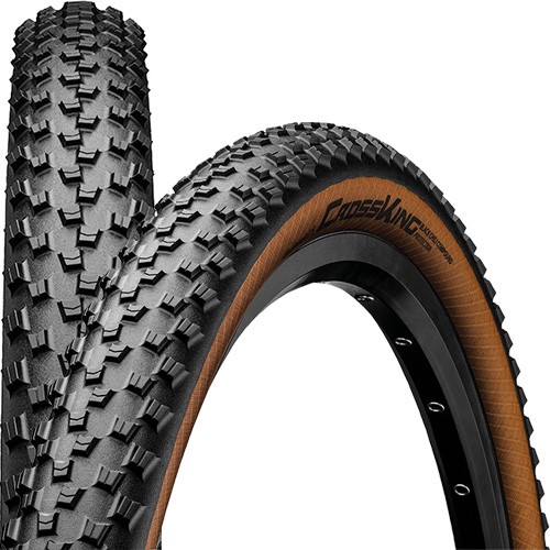 Bicycle Parts Anvelopa pliabila Continental Cross King ProTection 55-584 (27.5x2.2) negru/bernstein