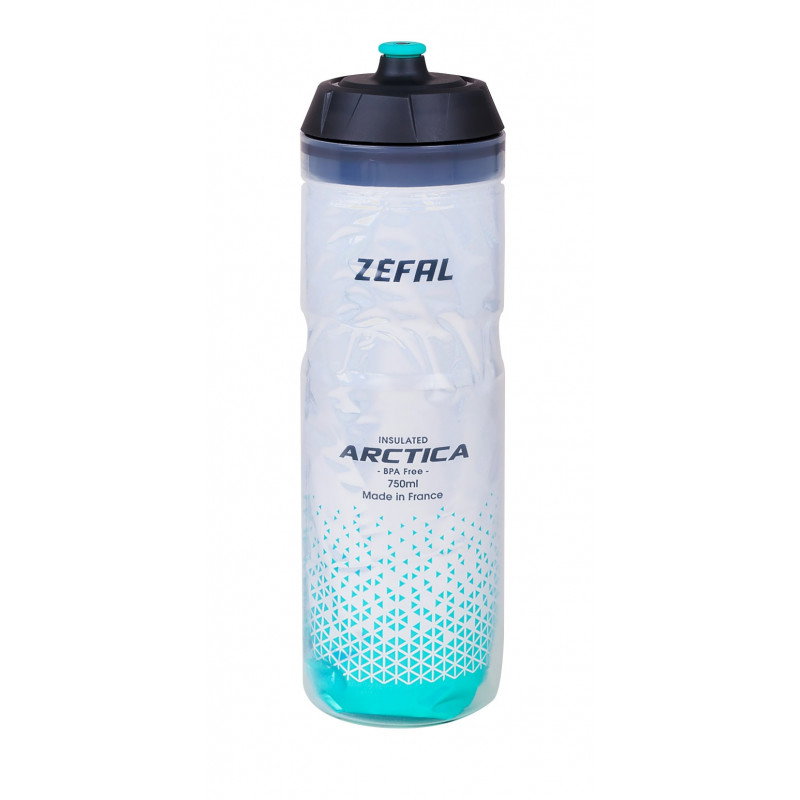 Zefal Zefal - bidon apa izolat termic Arctica 75, 750ml - transparent gri verde turcoaz caraibe