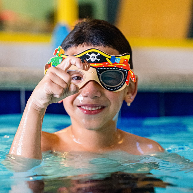 Finis - ochelari inot copii Character swimming Goggles Kids Pirate - galben maro multicolor