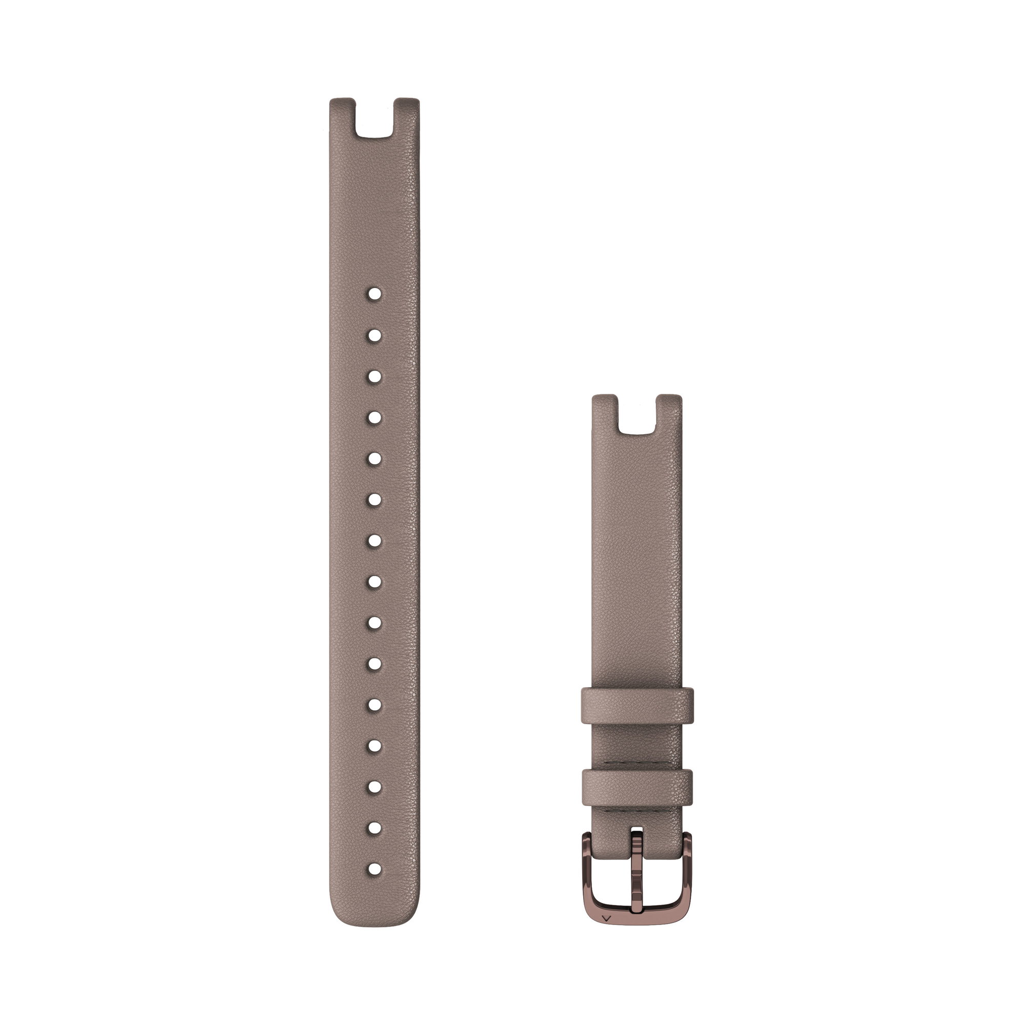 Watch Bands Garmin Lily curea piele italiană 14mm - paloma cu elemente metalice bronz închis - large