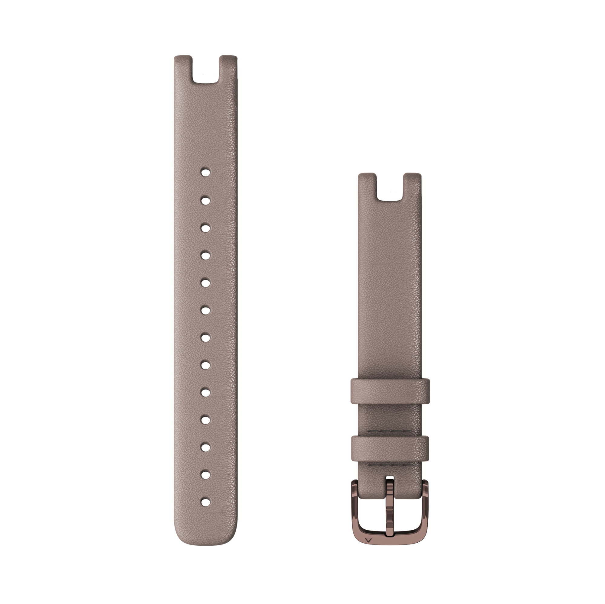 Watch Bands Garmin Lily curea piele italiană 14mm - paloma cu elemente metalice bronz închis