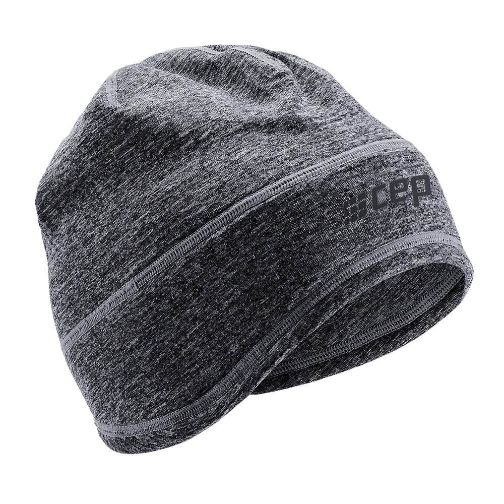 Sporting Goods CEP - Caciula iarna sau vreme rece Run Beanie unisex - gri negru melanj