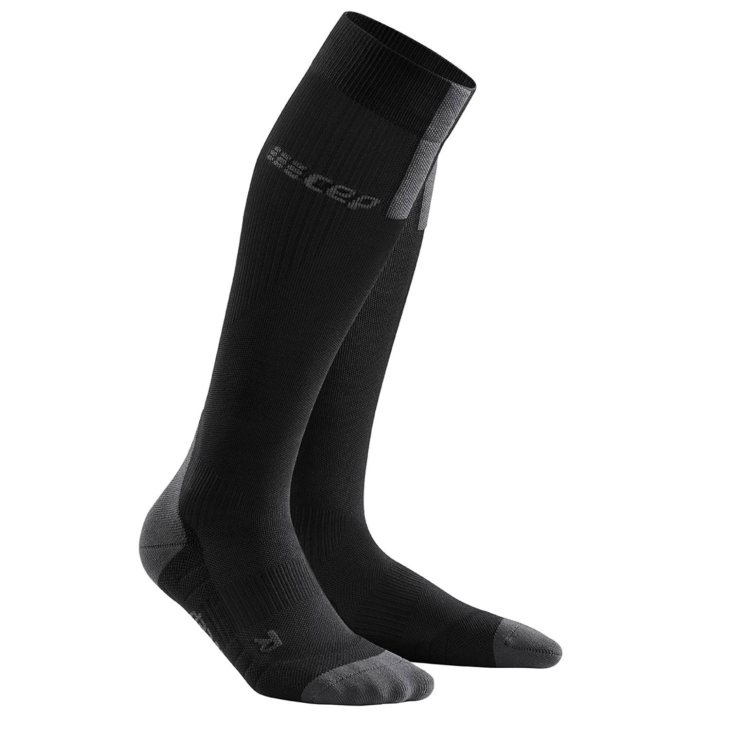 Sporting Goods CEP - Sosete compresie alergare pentru femei 3.0 women socks - negru gri inchis