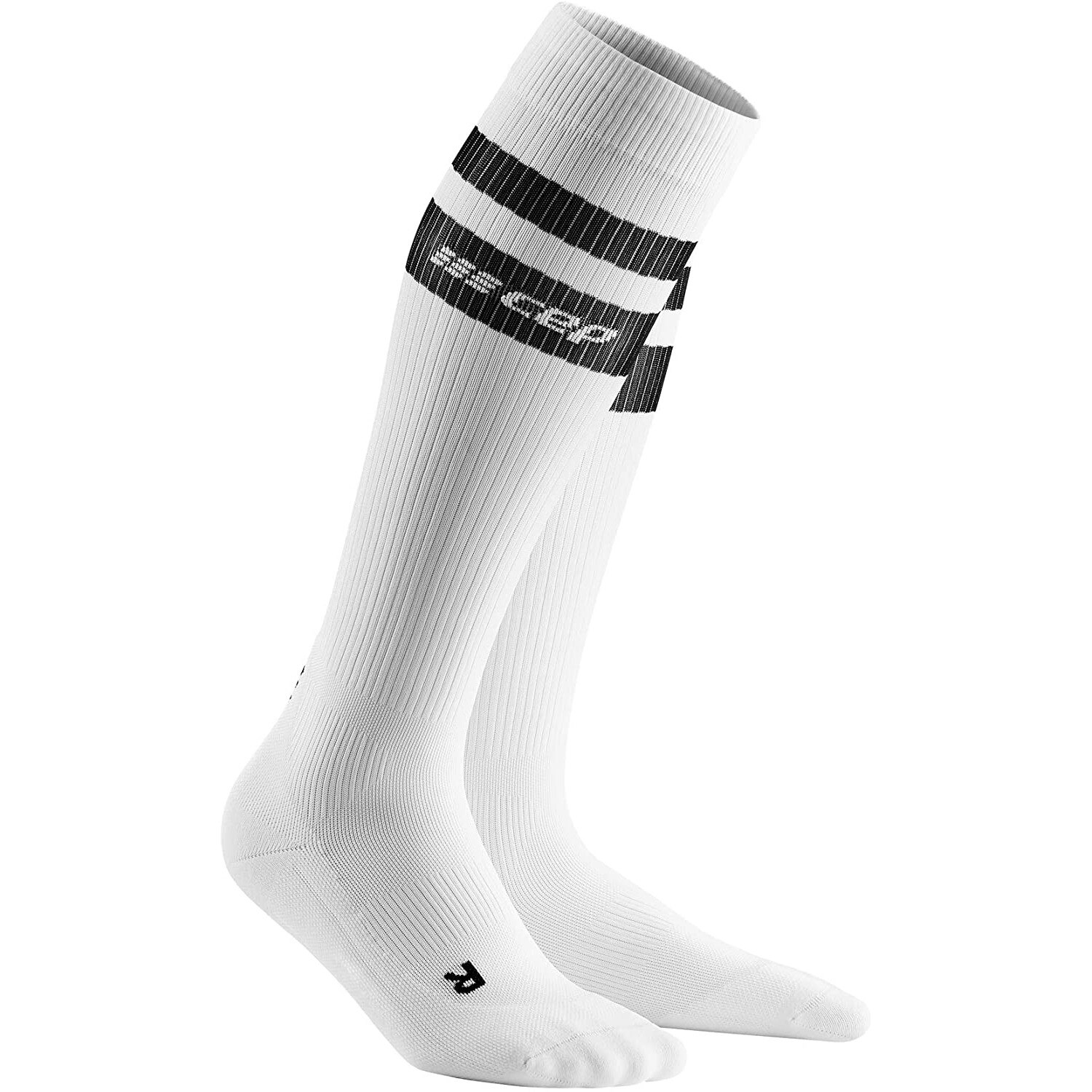 Sporting Goods CEP - Sosete de compresie pentru femei 80's women socks - alb negru