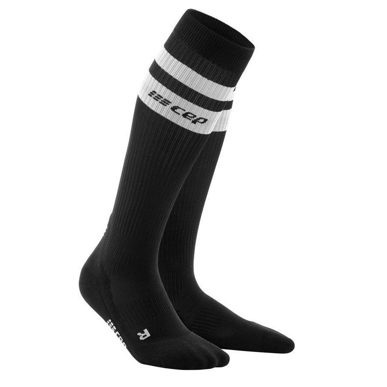 Sporting Goods CEP - Sosete de compresie pentru femei 80's women socks - negru alb