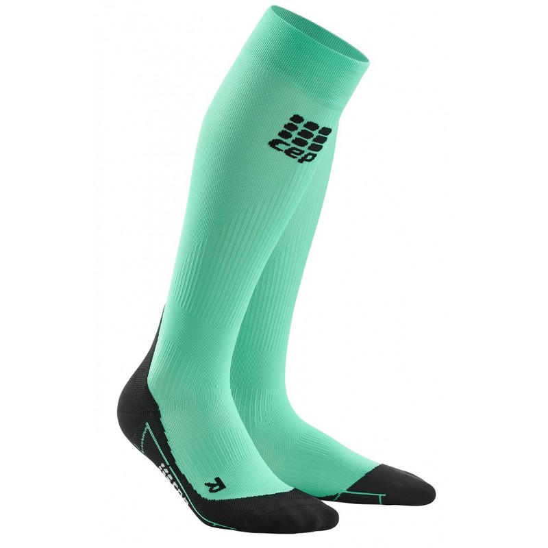 Sporting Goods CEP - Sosete de compresie pentru femei Women Running socks - verde deschis negru jump jade