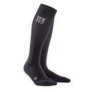 CEP - Sosete lungi compresie pentru femei, recuperare inante si dupa efort Women Recovery socks - negru