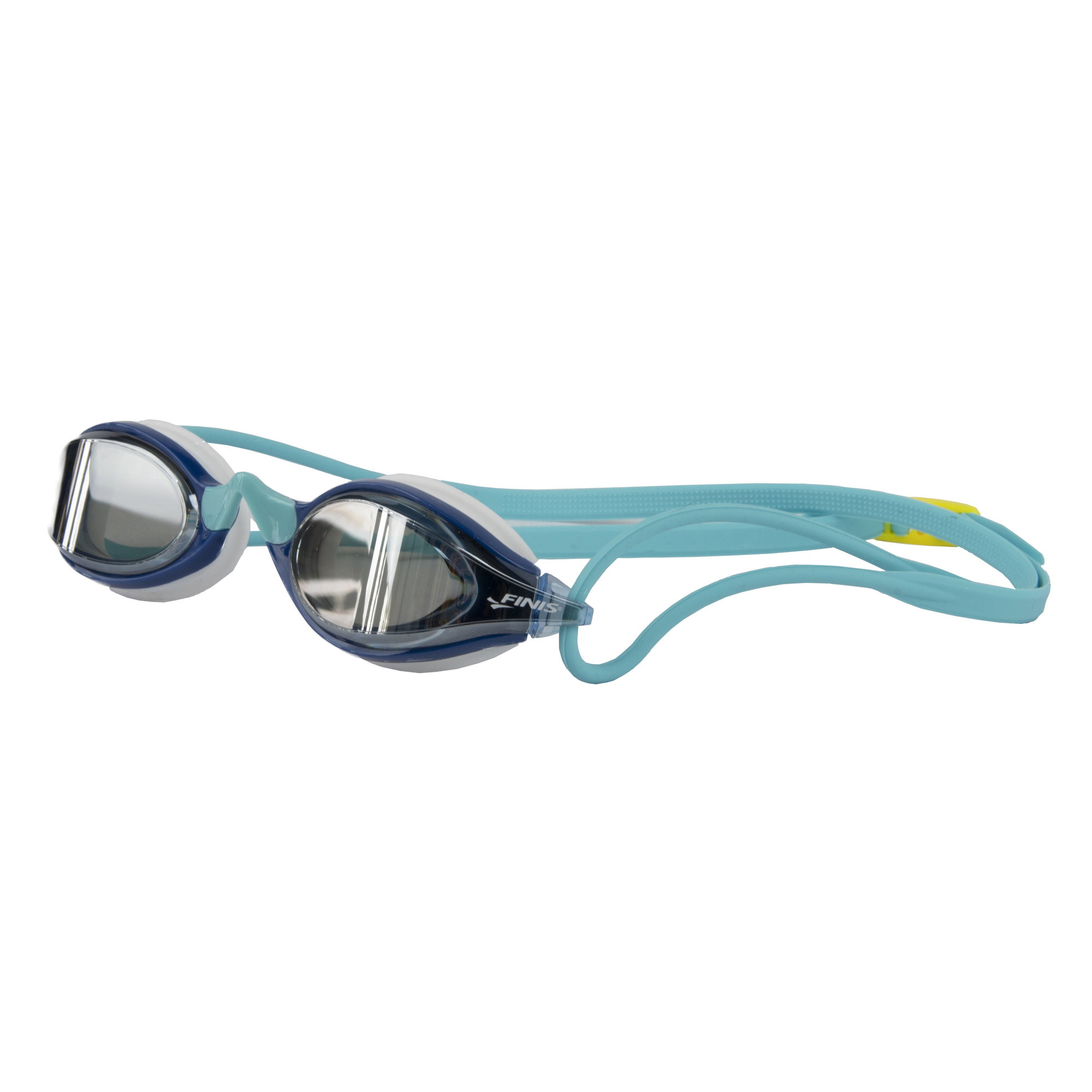 Finis Finis - ochelari inot adulti Circuit 2 Goggles - albastru cu lentila oglinda
