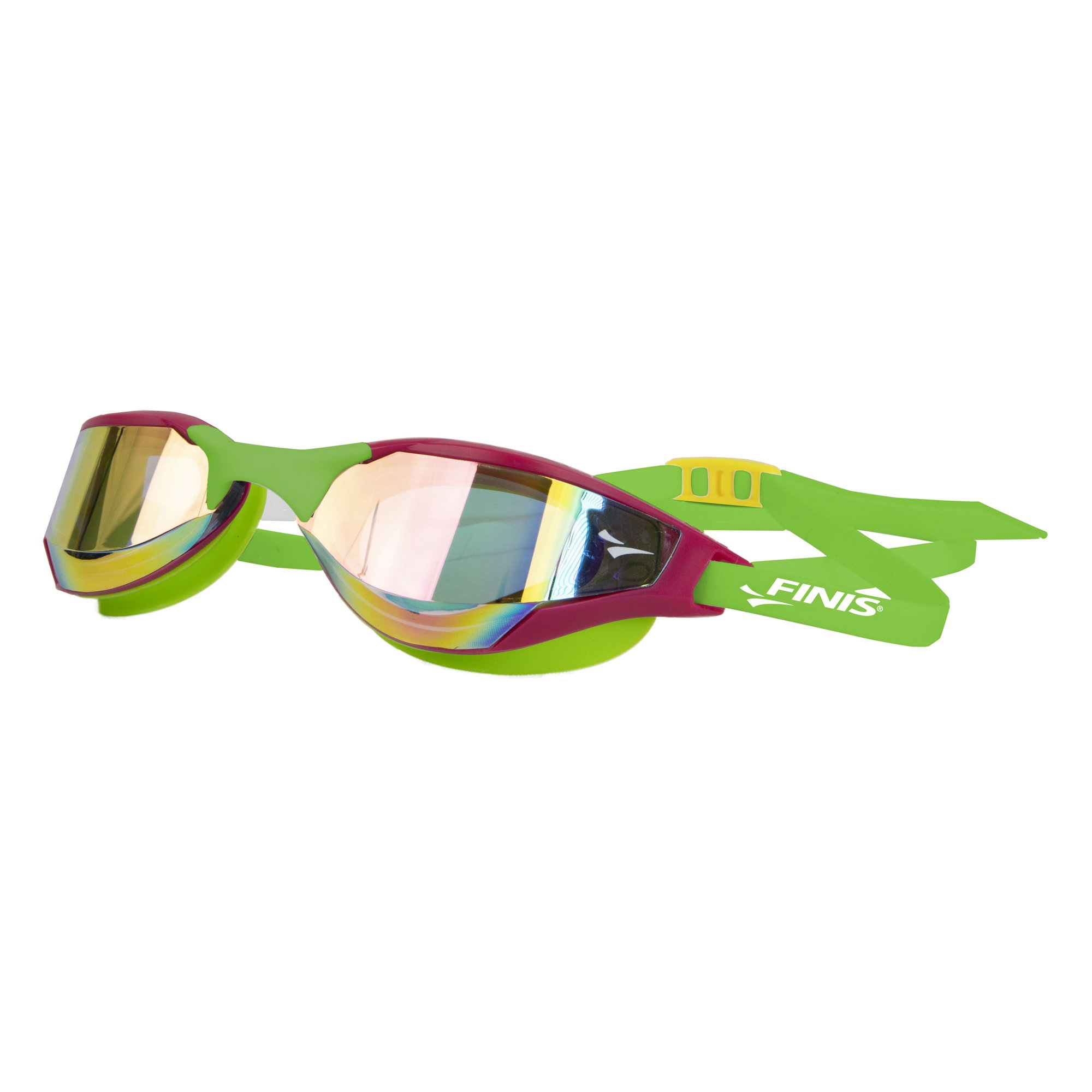 Finis Finis - ochelari inot pentru triatlon Hayden Goggles - verzi cu lentila oglinda portocalie