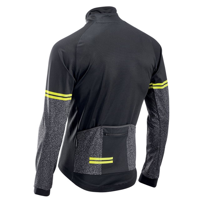 Northwave jacheta ciclism pentru iarna - Extreme - negru-galben-fluo