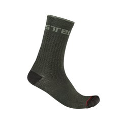 Castelli - sosete ciclism pentru iarna - Distanza 20 - verde kaki