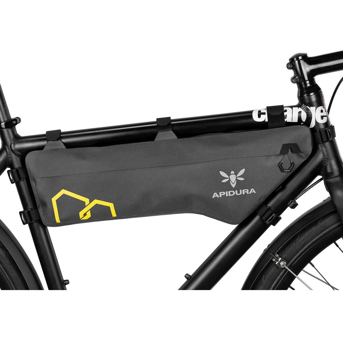 Bicycle Bags & Panniers Apidura - geanta cadru bicicleta Expedition Frame Pack 5.3 litri (pentru cadru compact) - gri negru