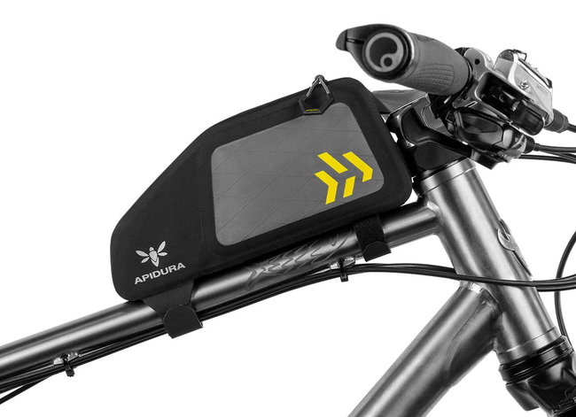 Apidura - geanta mica cadru bicicleta  Backcountry 2.0 Top Tube Pack 1 litru - negru gri