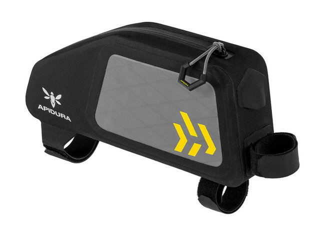 Apidura - geanta mica cadru bicicleta  Backcountry 2.0 Top Tube Pack 1 litru - negru gri