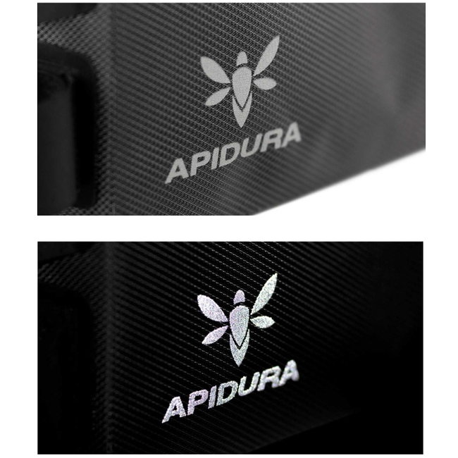 Apidura - geanta mica cadru bicicleta Expedition Top Tube Pack 1 litru - gri negru