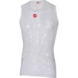 Castelli - maiou pentru ciclism cu perforatii pentru barbati Core Mesh Sleeeveless - alb