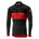 Castelli - tricou pentru ciclism maneca lunga pentru barbati Prologo VI LS - negru rosu