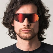 NRC - ochelari soare sport P-Ride SPP, lentile Allmat+ oglinda roz vintage multicolor - rama neagra