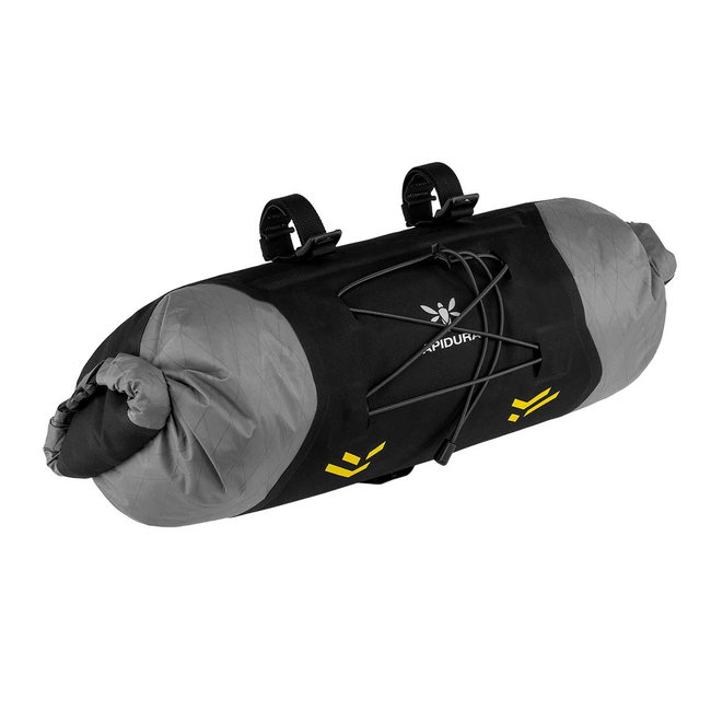 Apidura - geanta bicicleta cu prindere pe ghidon, Backcountry 2.0 Handlebar Pack 11 litri - gri negru galben