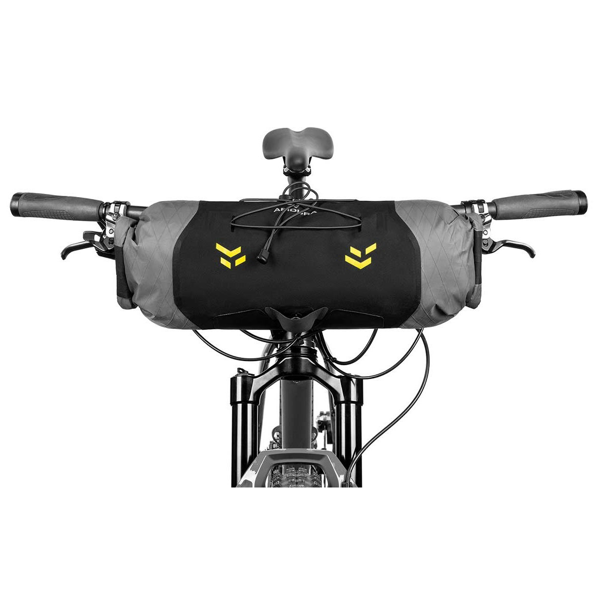 Bicycle Bags & Panniers Apidura - geanta bicicleta cu prindere pe ghidon, Backcountry 2.0 Handlebar Pack 7 litri - gri negru galben