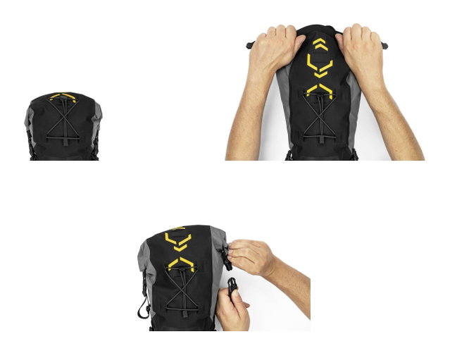 Apidura - geanta bicicleta cu prindere sub sa, Backcountry Saddle Pack 6 litri - gri negru galben