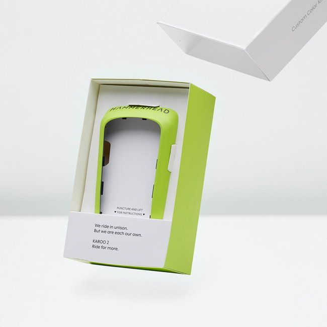 Hammerhead - carcasa colorata pentru Karoo 2 - verde lime