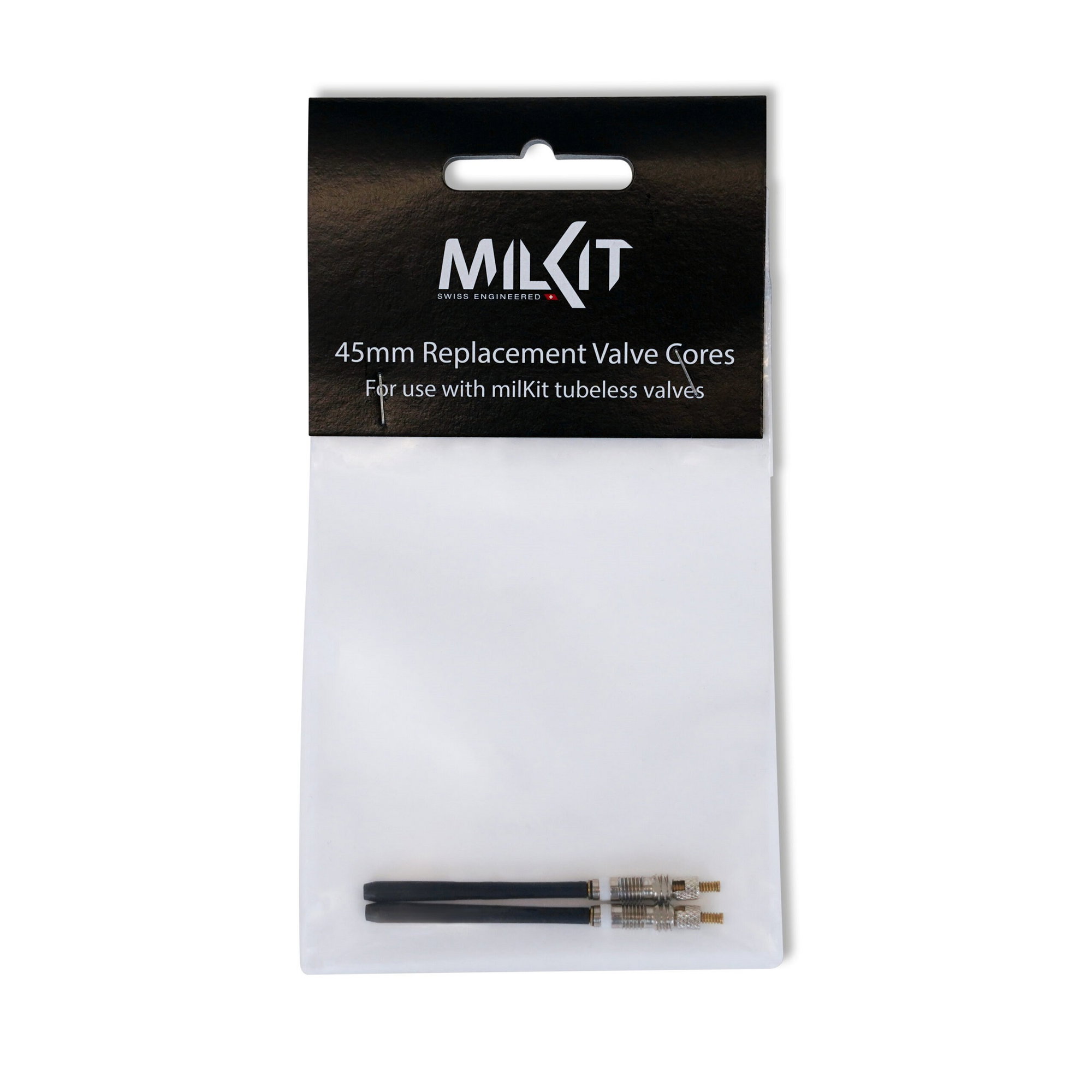Bicycle Tools Milkit - piesa de schimba tub interior demontabil valva bicicleta, Valve Cores - 45mm