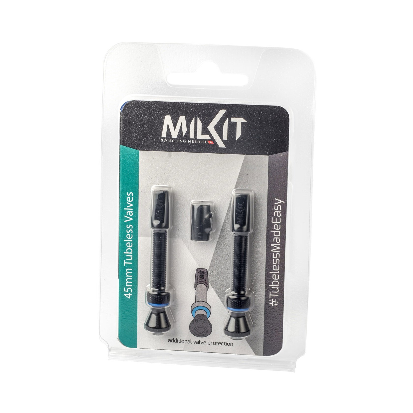Bicycle Tools Milkit - set valve tubeless, presta 45mm