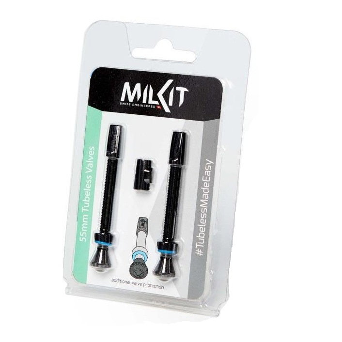 Bicycle Tools Milkit - set valve tubeless, presta 55mm