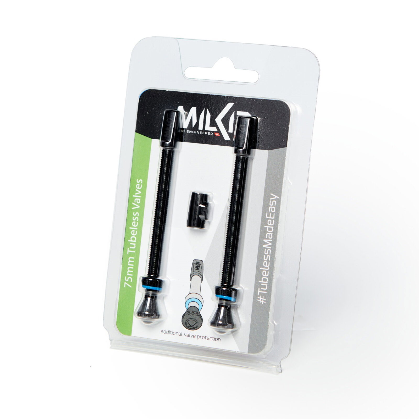 Bicycle Tools Milkit - set valve tubeless, presta 75mm