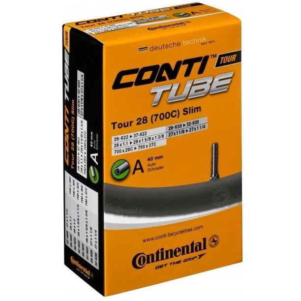 Bicycle Tubes Continental - camera bicicleta 28inch Tour 28 Slim A40 - 28-609-37-642